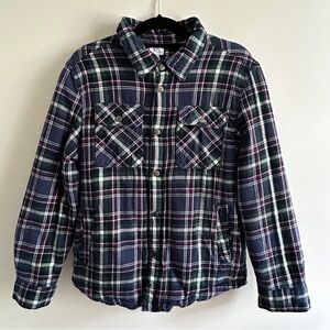 Thick and Cozy Flannel Sherpa Jacket